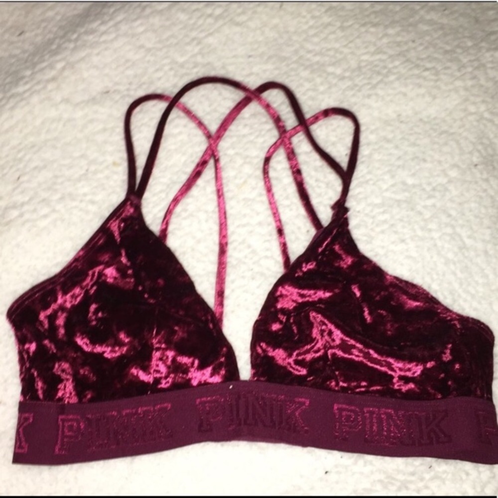 VS • PINK velvet bra/bralette